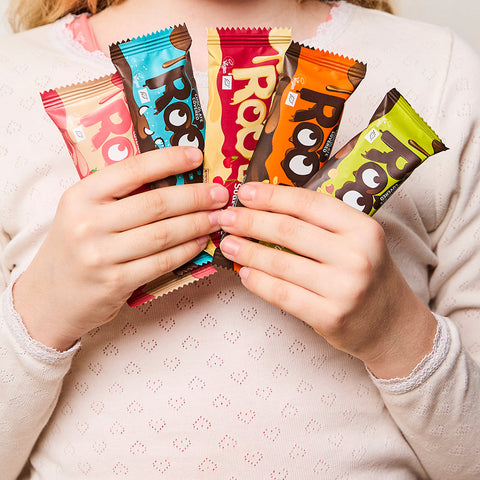 Пакет с високопротеинови шоколадови барчета Roobar (15 барчета)