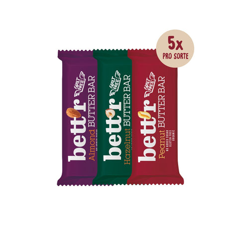 Смесена кутия BIO Bett'r Nut Butter Bars (15 блокчета)
