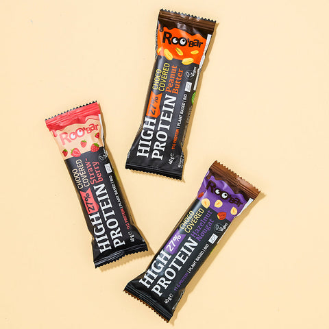 Roobar High-Protein Chocolate Bar Примерна опаковка (15 блокчета)