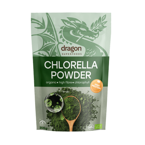 Био Хлорела На Прах, 200g, Dragon Superfoods