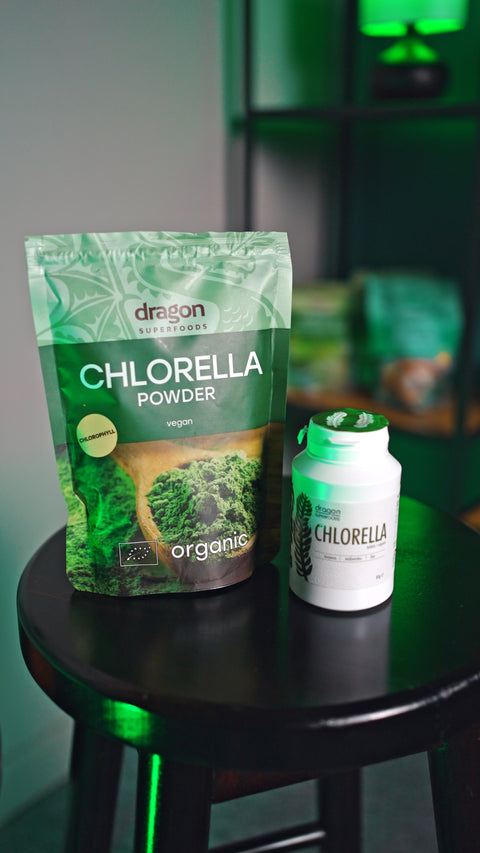 Био Хлорела На Прах, 200g, Dragon Superfoods