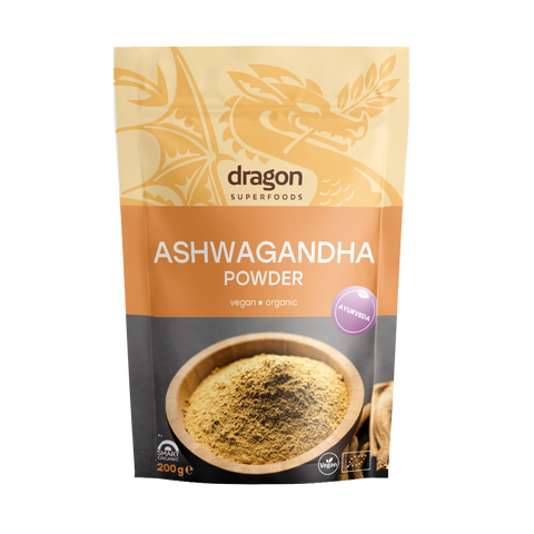 Organic Ashwagandha Powder, 200 g, Dragon Superfoods