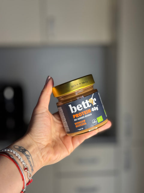 Био Протеинов крем за мазане Солен Фъстък без добавена захар