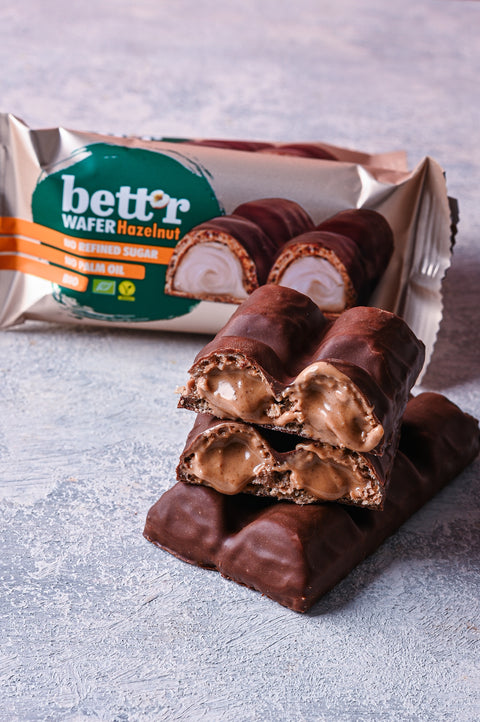 Био Вафлен бар с лешников крем