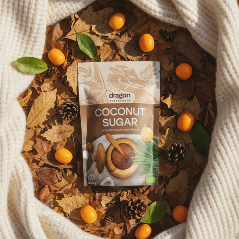 Organic Coconut Sugar, 250g, Dragon Superfoods